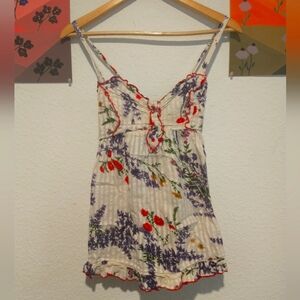 Fire Los Angeles Floral Shirt size Medium